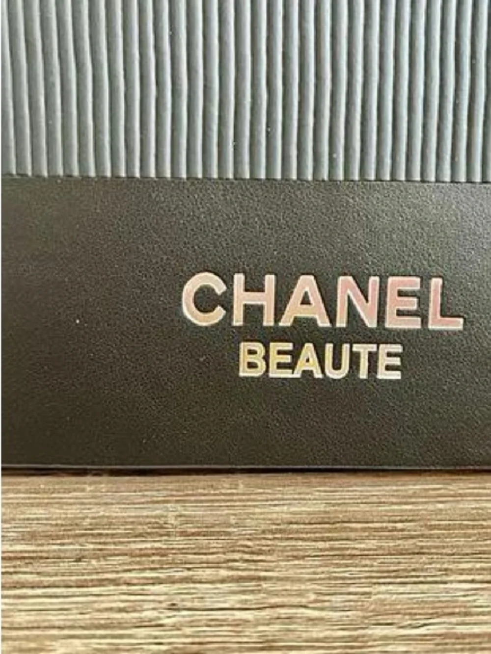 Chanel BEAUTE Black Soft Cover Notebook with Bookmark NEW